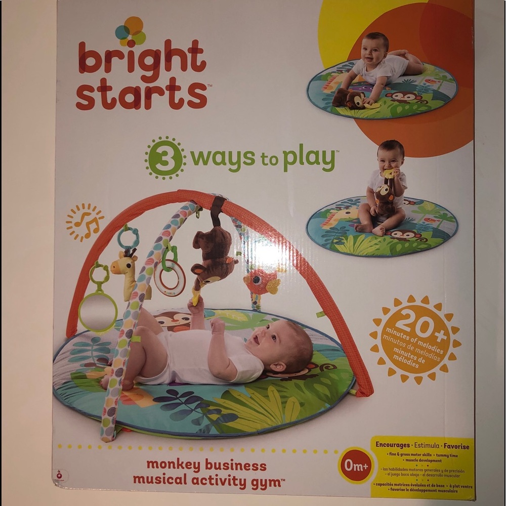 Bright Starts Monkey Business Musical Activity Gym